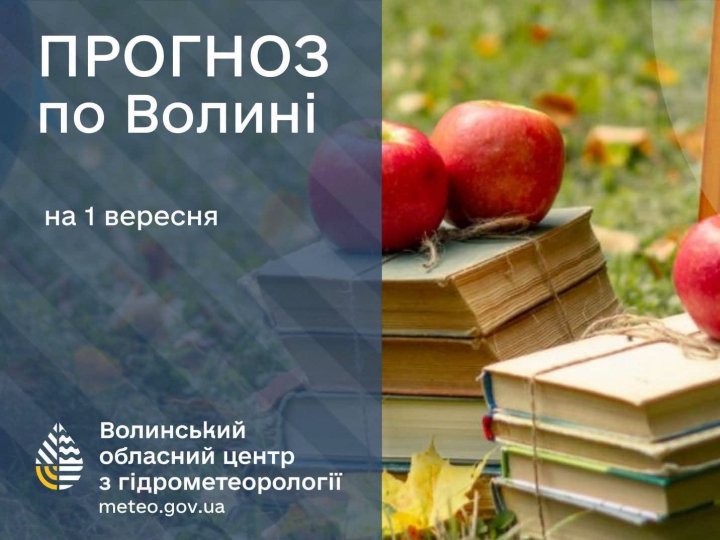 Погода у Луцьку та на Волині: які прогнози синоптиків на вівторок, 1 вересня