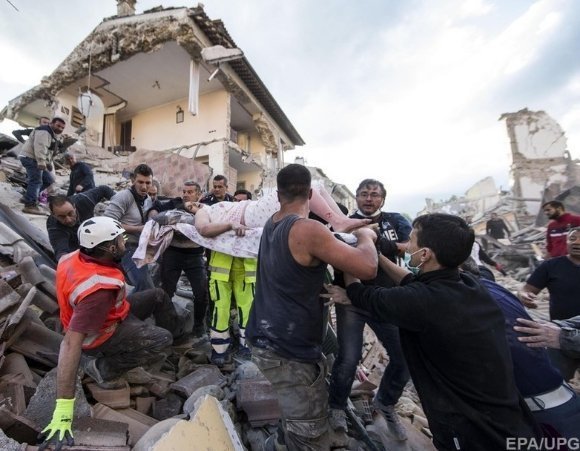 У центральній Італії - землетрус. ФОТО