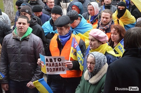 Пікет міліції та прокуратури в Луцьку. ФОТО