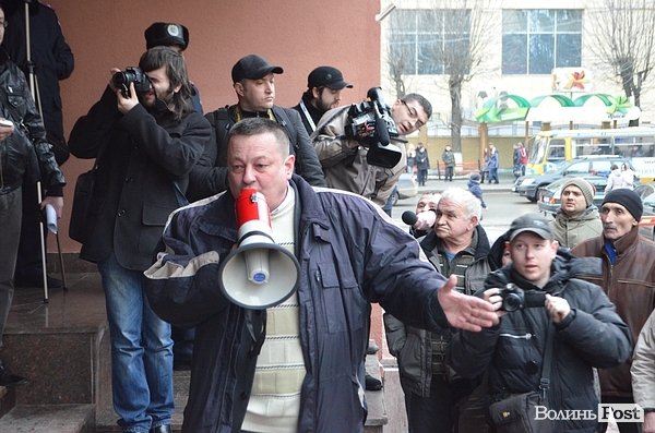 Пікет міліції та прокуратури в Луцьку. ФОТО