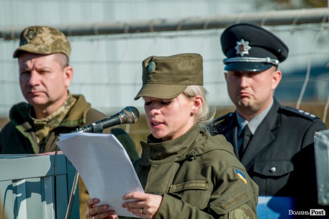 У Луцьку з Днем захисника України привітали нацгвардійців. ФОТО