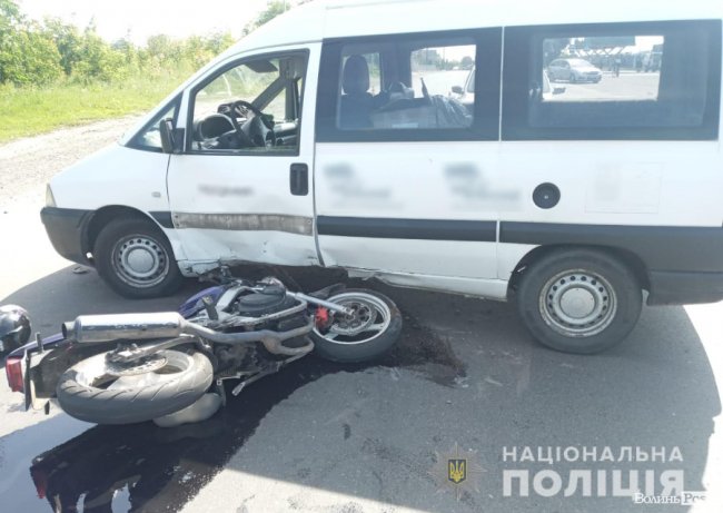 У Луцьку трапилися дві автопригоди за участю мотоциклістів
