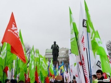 Акція протесту в Києві. ФОТО