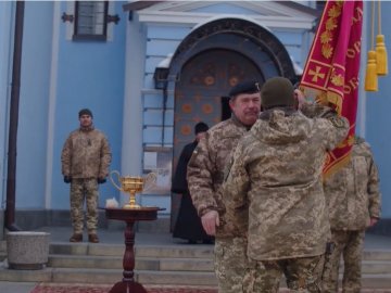 Волинські тероборонівці отримали Бойовий прапор. ВІДЕО