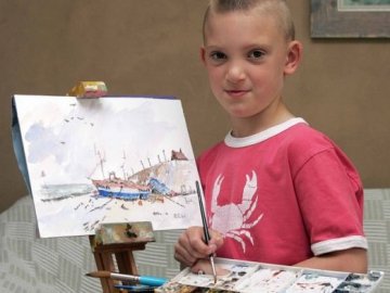 10-річний художник на своїх роботах заробив мільйони. ФОТО