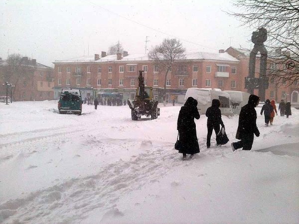 Як замітало Нововолинськ. ФОТО
