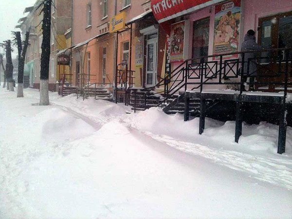 Як замітало Нововолинськ. ФОТО