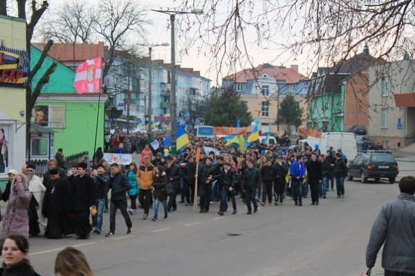 Марш Миру у Володимирі-Волинському. ФОТО. ВІДЕО