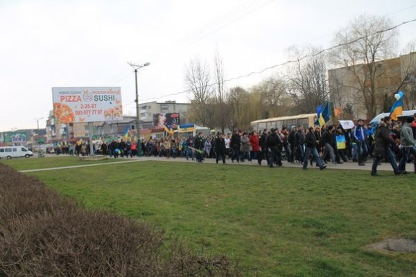 Марш Миру у Володимирі-Волинському. ФОТО. ВІДЕО