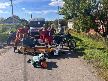 На Волині зіткнулися два мотоциклісти. ФОТО