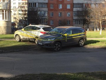 «Припаркований як»: у Луцьку оригінально покарали «автоандона»