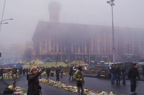 Ранковий Майдан в Києві. ФОТО