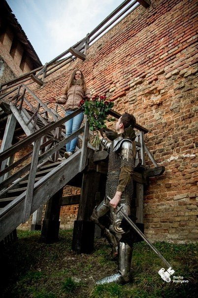 Романтичний Луцьк: пропозиція на вежі замку Любарта. ФОТО