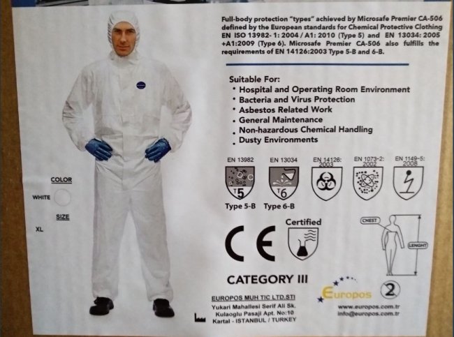 Компанія «Волиньтабак» передала тисячу високоякісних спецкостюмів і масок лікарням Луцька*