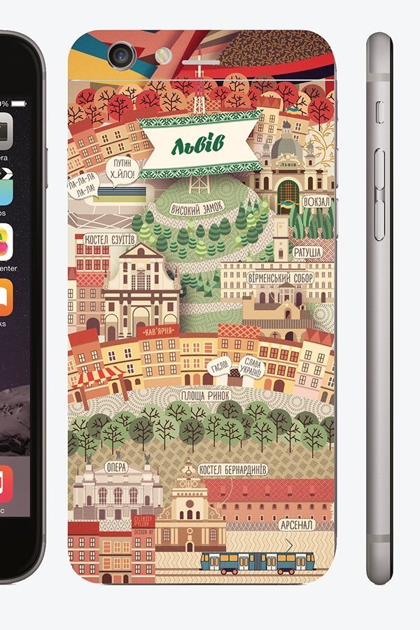 Луцьк намалювали для iPhone. ФОТО. ВІДЕО