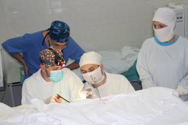 У ковельській лікарні вперше провели операцію на хребті