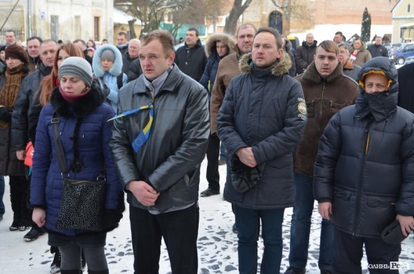У Луцьку вшанували євромайданівців, убитих в Києві. ФОТО