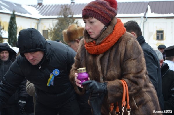 У Луцьку вшанували євромайданівців, убитих в Києві. ФОТО