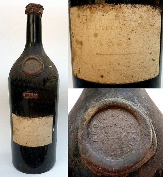10. Пляшка арманьяка 1865-го з Гасконі