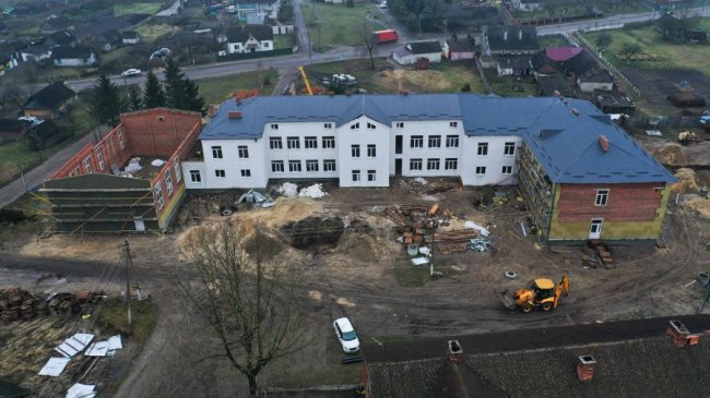 У Шацькому районі будують нову школу за понад 55 мільйонів гривень. ФОТО