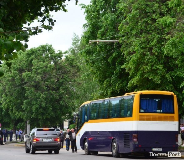 Антифашистська акція Партії регіонів у Луцьку. ФОТО