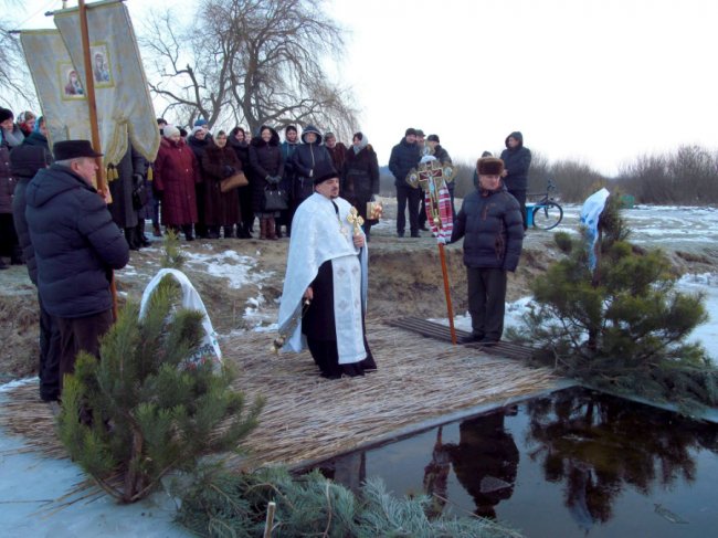 Показали, як святкували Водохреще у Старій Вижівці. ФОТО