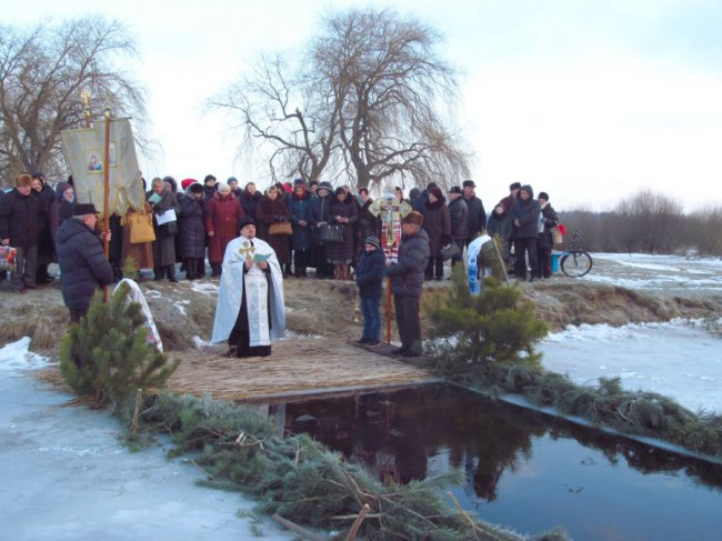 Показали, як святкували Водохреще у Старій Вижівці. ФОТО
