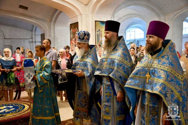 Як у луцькому храмі відзначали свято Успіння Пресвятої Богородиці. ФОТО