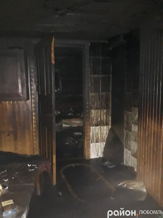 На Волині горіла лазня. ФОТО