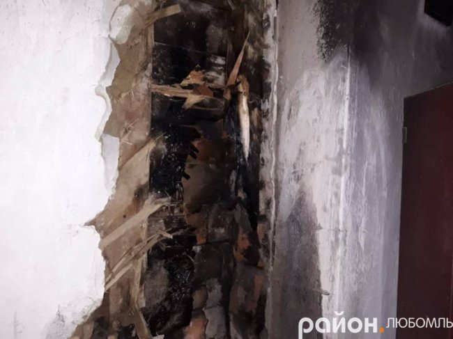 На Волині вночі горіла квартира. ФОТО