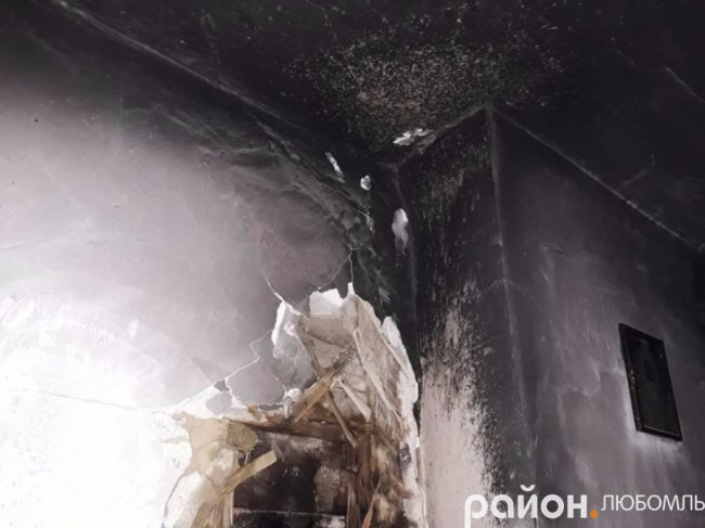 На Волині вночі горіла квартира. ФОТО