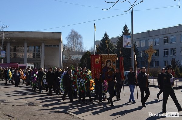 У Луцьку попрощалися із загиблим працівником СБУ. ФОТО