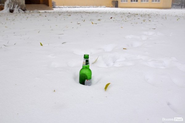 Фото снігу в Луцьку