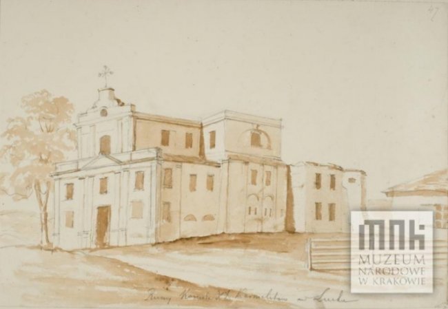 Луцьк. Руїни костелу та монастиря кармелітів