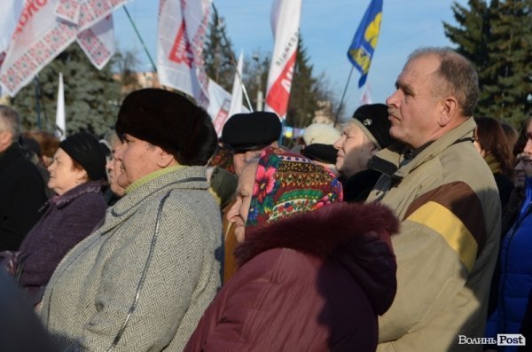 Народне віче Луцька вимагає відставки Войтовича та Клімчука. ФОТО. ВІДЕО