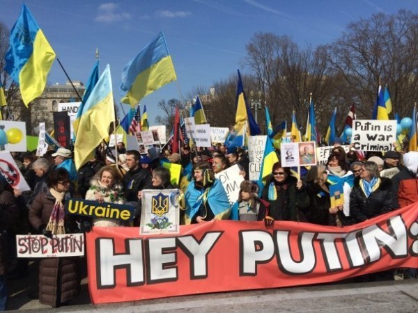 Сотні українців в Штатах вимагали від Обами рішучих дій щодо Росії. ФОТО. ВІДЕО
