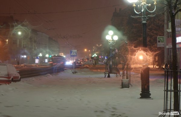 У Луцьку знову хуртовина. ФОТО