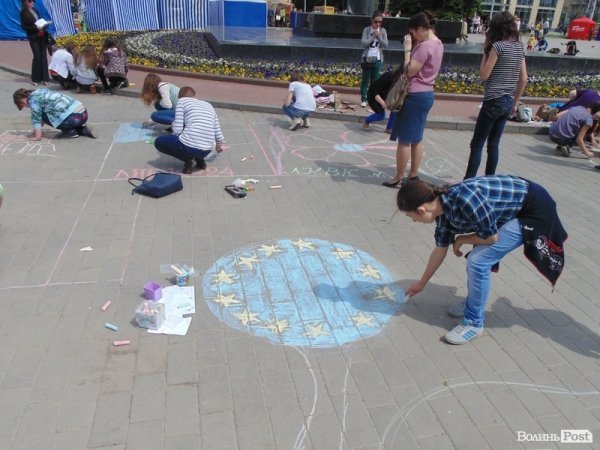 День Європи у  Луцьку. ФОТО