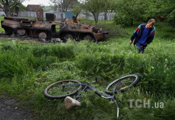 Місце бойових дій під Краматорськом. ФОТО