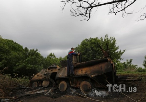 Місце бойових дій під Краматорськом. ФОТО