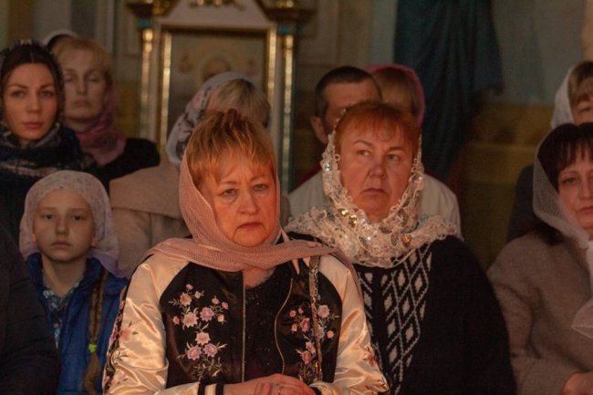 Пасхальне богослужіння у храмі в Жидичині. ФОТО