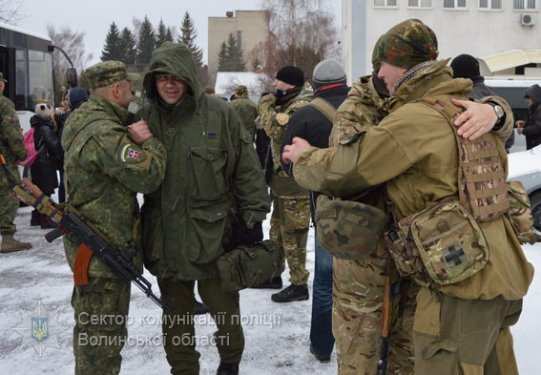 Рота «Світязь» вирушила на Схід