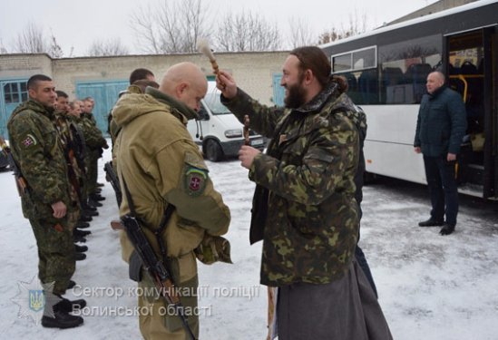 Рота «Світязь» вирушила на Схід
