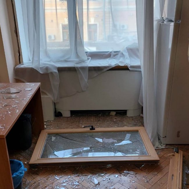 Обстріл Києва 1 січня: загинуло двоє вчених, пошкоджена адмінбудівля Верховної Ради