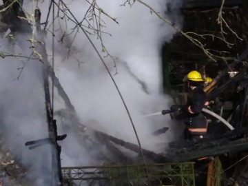 У селі під Луцьком дотла згоріла хата