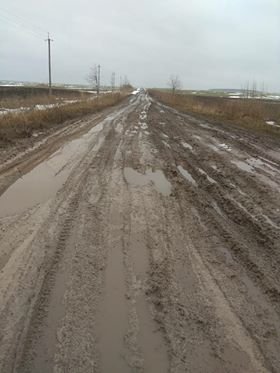 Замість дороги - болото: у селі на Волині немає асфальту. ФОТО