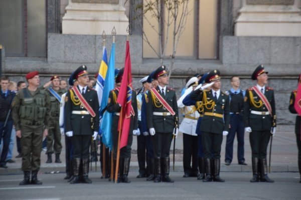 Як проходила репетиція військового параду на Майдані до Дня Незалежності