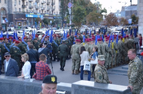 Як проходила репетиція військового параду на Майдані до Дня Незалежності