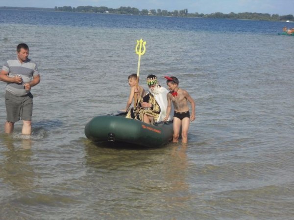 На Світязі для дітей провели «Свято Нептуна». ФОТО