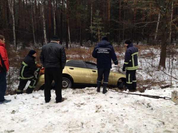 На Волині Daewoo злетіло в кювет